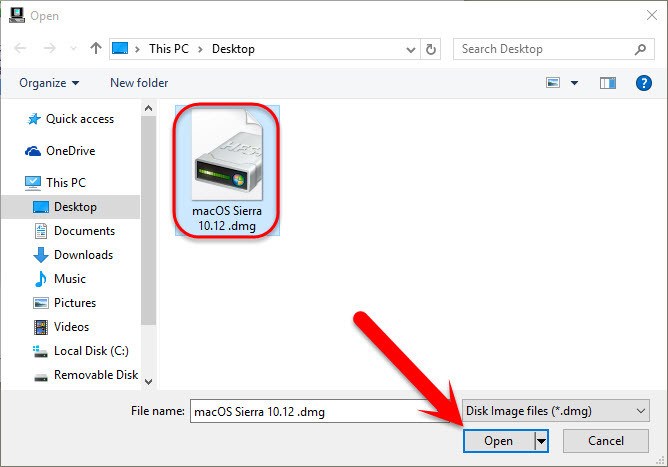 How to install dmg file mac os x
